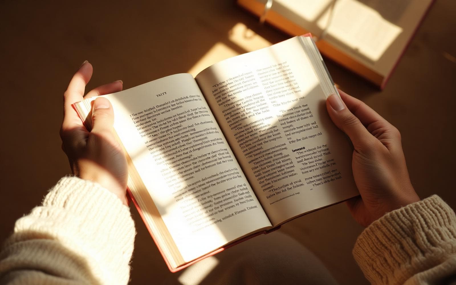 An unhurried reading experience